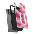 Queen of My Heart Pink Phone Case – Doxie Edition by Sweet Roo Bou™