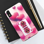 Queen of My Heart Pink Phone Case – Doxie Edition by Sweet Roo Bou™
