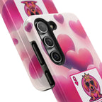 Queen of My Heart Pink Phone Case – Doxie Edition by Sweet Roo Bou™