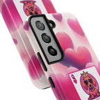 Queen of My Heart Pink Phone Case – Doxie Edition by Sweet Roo Bou™