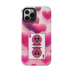 Queen of My Heart Pink Phone Case – Doxie Edition by Sweet Roo Bou™
