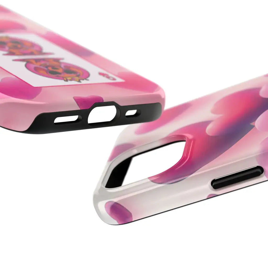 Queen of My Heart Pink Phone Case – Doxie Edition by Sweet Roo Bou™