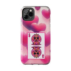 Queen of My Heart Pink Phone Case – Doxie Edition by Sweet Roo Bou™