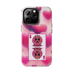 Queen of My Heart Pink Phone Case – Doxie Edition by Sweet Roo Bou™
