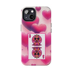 Queen of My Heart Pink Phone Case – Doxie Edition by Sweet Roo Bou™