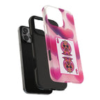 Queen of My Heart Pink Phone Case – Doxie Edition by Sweet Roo Bou™