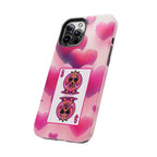 Queen of My Heart Pink Phone Case – Doxie Edition by Sweet Roo Bou™