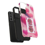 Queen of My Heart Pink Phone Case – Doxie Edition by Sweet Roo Bou™