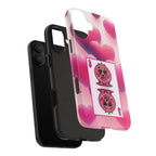 Queen of My Heart Pink Phone Case – Doxie Edition by Sweet Roo Bou™