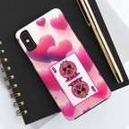 Queen of My Heart Pink Phone Case – Doxie Edition by Sweet Roo Bou™