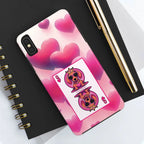 Queen of My Heart Pink Phone Case – Doxie Edition by Sweet Roo Bou™