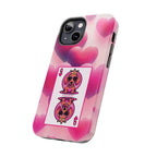 Queen of My Heart Pink Phone Case – Doxie Edition by Sweet Roo Bou™