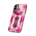 Queen of My Heart Pink Phone Case – Doxie Edition by Sweet Roo Bou™