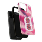 Queen of My Heart Pink Phone Case – Doxie Edition by Sweet Roo Bou™