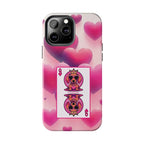 Queen of My Heart Pink Phone Case – Doxie Edition by Sweet Roo Bou™