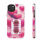 Queen of My Heart Pink Phone Case – Doxie Edition by Sweet Roo Bou™