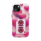 Queen of My Heart Pink Phone Case – Doxie Edition by Sweet Roo Bou™