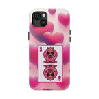 Queen of My Heart Pink Phone Case – Doxie Edition by Sweet Roo Bou™