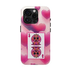 Queen of My Heart Pink Phone Case – Doxie Edition by Sweet Roo Bou™