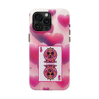 Queen of My Heart Pink Phone Case – Doxie Edition by Sweet Roo Bou™