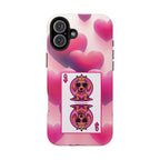 Queen of My Heart Pink Phone Case – Doxie Edition by Sweet Roo Bou™