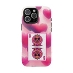 Queen of My Heart Pink Phone Case – Doxie Edition by Sweet Roo Bou™