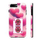 Queen of My Heart Pink Phone Case – Doxie Edition by Sweet Roo Bou™