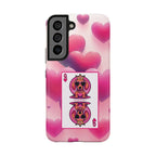 Queen of My Heart Pink Phone Case – Doxie Edition by Sweet Roo Bou™
