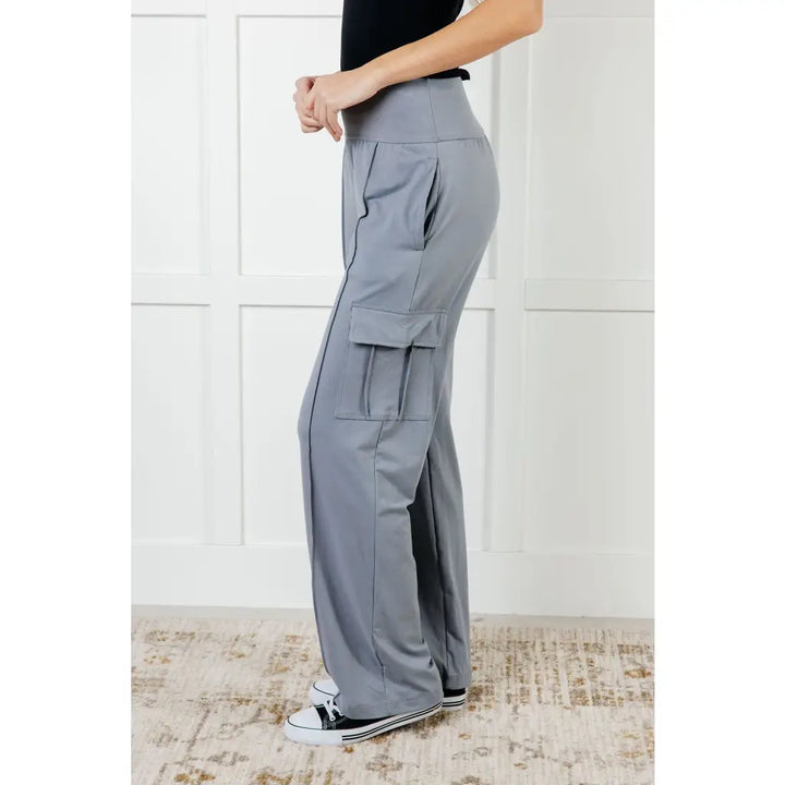 Race to Relax Cargo Pants in Grey - Bottoms