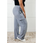 Enjoy the comfort and style of our Race to Relax Cargo Pants made from a stretchy microfiber nylon for soft feel. Plus