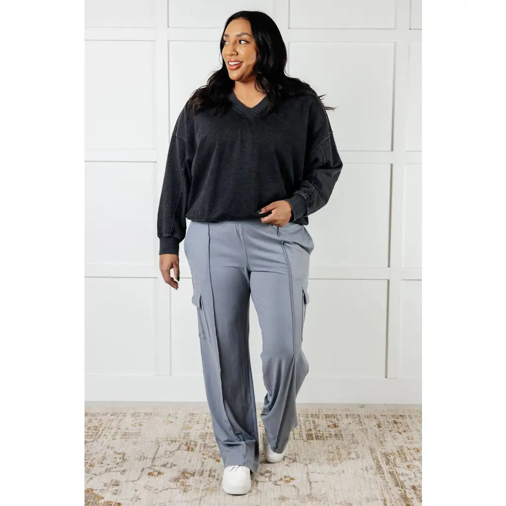 Enjoy the comfort and style of our Race to Relax Cargo Pants made from a stretchy microfiber nylon for soft feel. Plus