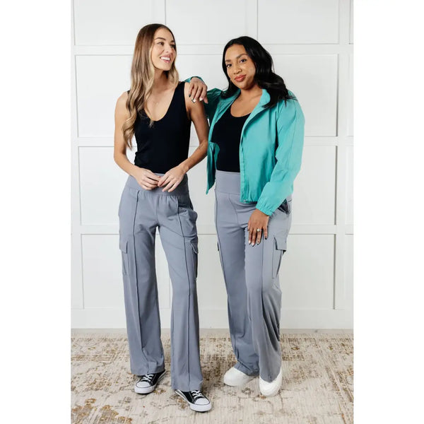 Race to Relax Cargo Pants in Grey - Bottoms