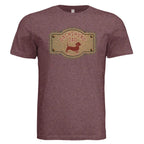 Exclusive red dachshund dad tee featuring artwork by Sweet Roo Bou™. A doxie must-have! Soft BELLA + CANVAS fit
