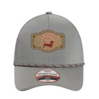 🐾 Premium Rope Hat with red dachshund dad patch artwork by Sweet Roo Bou™ featuring structured design curved visor