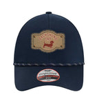 🐾 Premium Rope Hat with red dachshund dad patch artwork by Sweet Roo Bou™ featuring structured design curved visor