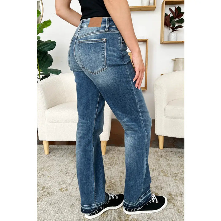 Released Hem Mid Rise Judy Blue Jeans