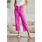 Our RFM Dylan Tummy Control Cropped Jeans high-waisted jeans give you tummy control to help rock your perfect shape!