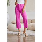 Our RFM Dylan Tummy Control Cropped Jeans high-waisted jeans give you tummy control to help rock your perfect shape!