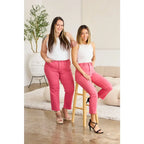 Our RFM Dylan Tummy Control Cropped Jeans high-waisted jeans give you tummy control to help rock your perfect shape!