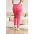 Our RFM Dylan Tummy Control Cropped Jeans high-waisted jeans give you tummy control to help rock your perfect shape!