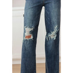 Your best outfits start with our Rose High Rise 90’s Straight Judy Blue Jeans! Featuring a gorgeous dark wash high rise