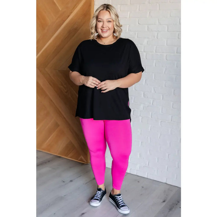 Soft Serve Matching Set in Black - Athleisure