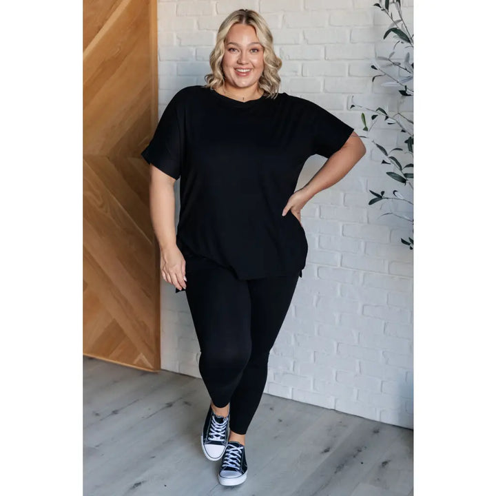 Soft Serve Matching Set in Black - Athleisure