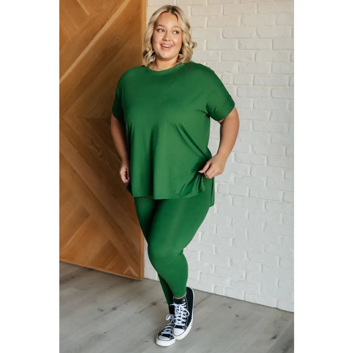 Soft Serve Matching Set in Emerald Green - Athleisure