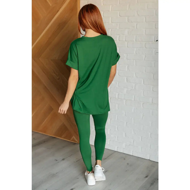 Soft Serve Matching Set in Emerald Green - Athleisure