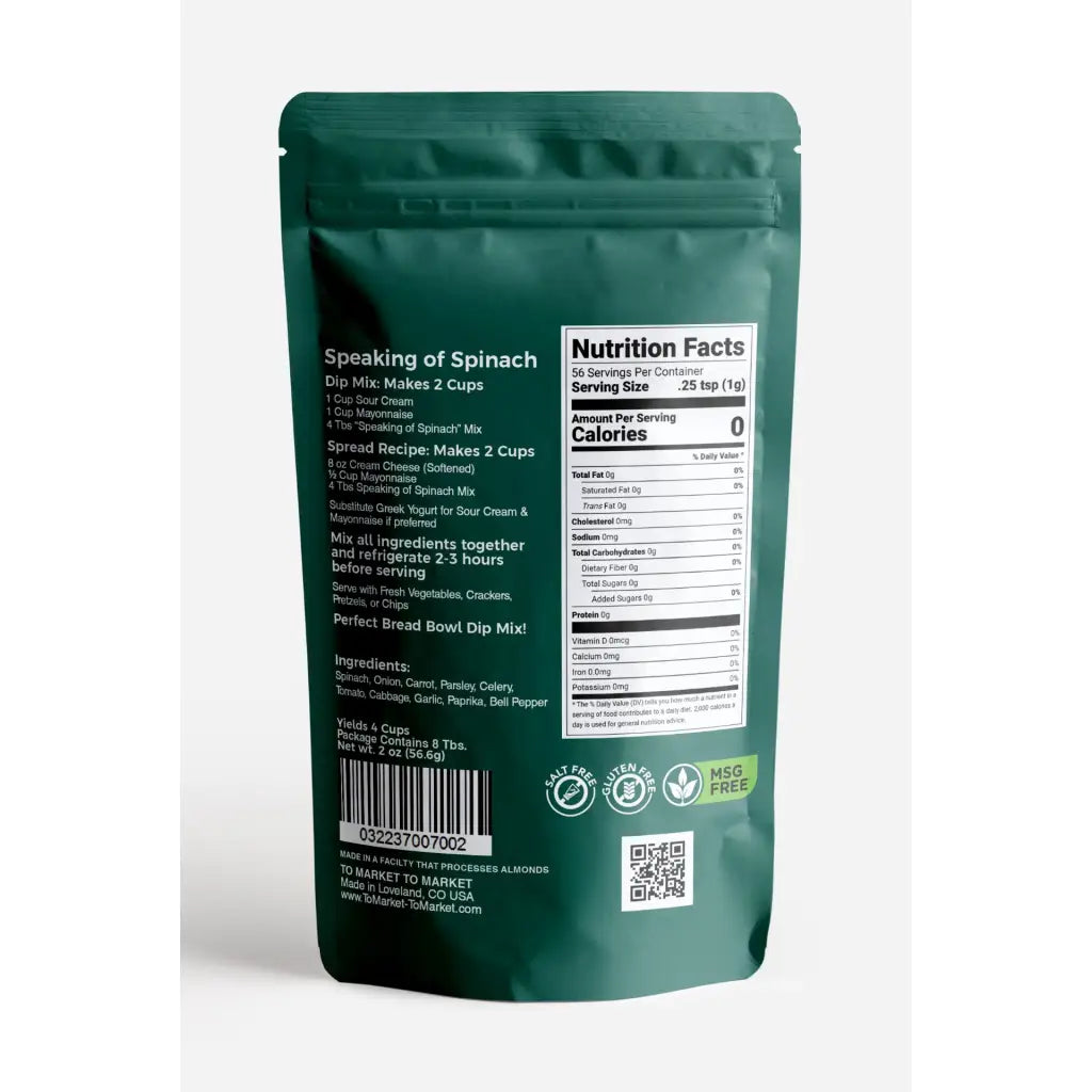 Speaking of Spinach - Dip Mix