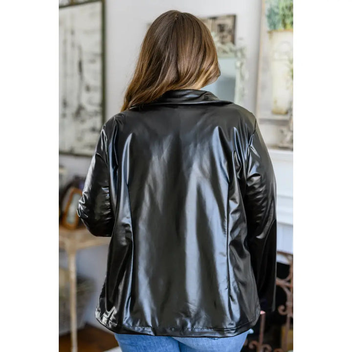 Streets of Dublin Faux Leather Jacket - Womens