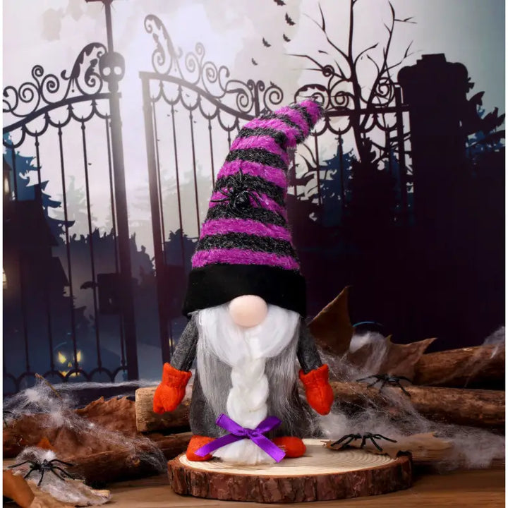 Stripes Are Nice Halloween Gnomes Set of 2 - Womens