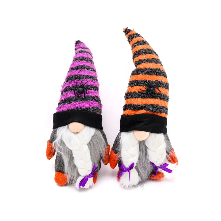 Stripes Are Nice Halloween Gnomes Set of 2 - Womens