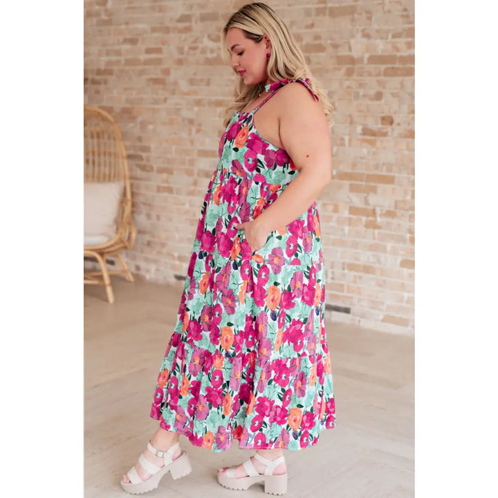 Such a Lover Girl Tiered Floral Dress - Dresses
